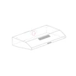 EVIDO DUALFLOW 60W hagyományos páraelszívó, 60 cm, fehér