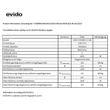 EVIDO DOMINO-V 32B kerámia domino főzőlap, 30 cm, fekete