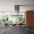 Falmec LUMINA NRS 90 cm sziget páraelszívó, inox/üveg