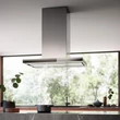 Falmec LUMINA NRS 90 cm sziget páraelszívó, inox/üveg