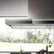 Falmec LUMINA NRS 90 cm sziget páraelszívó, inox/üveg