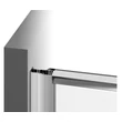Pivot PSKK3 90x90 zuhanykabin fekete+transparent