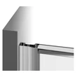 Pivot PSKK3 90x90 zuhanykabin fekete+transparent