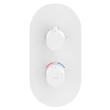 Espirit falba süllyesztett termosztátos csaptelep, kétutas, beslő egység nélkül ES 063.10WV.O2.RB07C, White Velvet