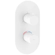 Espirit termosztátos falba süllyesztett csaptelep, háromutas, belső egység nélkül ES 067.10WV.O3.RB07C, White Velvet