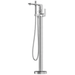 Flat padlón álló kádcsaptelep szettel FL 080.00CR.RB07A, króm