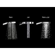 Flat XXL zuhanyfej, lapos, 3 funkciós, 140 mm 961.00CR, króm
