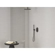 Fali kiállás integrált zuhanyrózsa tartóval 706.20GB, Graphite Brushed