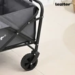 Összecsukható standard kerti strandkocsi szürke