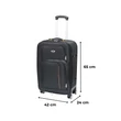 TraveLux light közepes bőrönd puha 68x45x25 cm