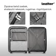 TraveLux light közepes bőrönd puha 68x45x25 cm