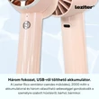 Rico kézi hordozható usb ventilátor 2000 mAh