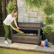 Decocoat műanyag kerti pad/tároló 227 L
