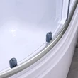 Karolino 90 white mélytálcás  zuhanykabin