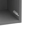 Boxie 1 ajtós fali szekrény 80x40x37 cm antracit