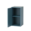 Boxie 1 ajtós fali szekrény 80x40x37 cm petrol kék
