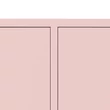 Boxie 2 ajtós fali szekrény 80x80x37 cm pink