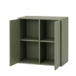 Boxie 2 ajtós fali szekrény 80x80x37 cm zöld