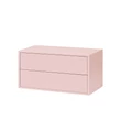 Boxie 2 fiókos fali szekrény 40x80x37 cm pink
