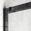 Olga SQ Element 80x90 fekete szögletes zuhanykabin tálca nélkül