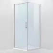 Simple nyílóajtós szögletes zuhanykabin zuhanytálca nélkül