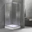 Spirit Mátrix 90x90 cm szögletes zuhanykabin, zuhanytálcával