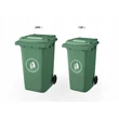 Hulladéktároló 240L ZÖLD