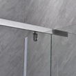 Galatro 80x120 cm aszimmetrikus zuhanykabin zuhanytálca nélkül