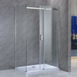 Bold-in 80x120 cm aszimmetrikus zuhanykabin zuhanytálca nélkül