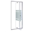 Flexi-S állítható zuhanyajtó 76-91x185 cm