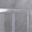 Spirit Clear 80x80 cm szögletes zuhanykabin, zuhanytálcával