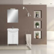Bianca Prime 55 komplett fürdőszoba bútor magasfényű fehér