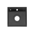 Nia szögletes egy medencés gránit mosogató szifonnal fekete