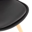 Silla étkezőszék fekete színben