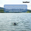 Etetőhajó X2 GPS hátrakidobós fekete