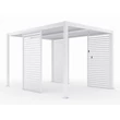 LUXE Lamellás oldalpanel (R) 123x218cm 4 m-ig fehér