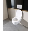 CeraStyle BELLA fali WC + SLIM ülőke - perem nélküli - rimless - mély öblítésű - rövid - 48 cm