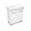 VivaStyle PANEL- KMT 60 lábon álló fürdőszobabútor CeraStyle SHARP -JOBB CSAPLYUKAS mosdóval 60x30cm