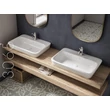 Sanovit - 3065 collections - PULTRA ültethető - Top Counter - porcelán mosdó -  - 65 x 45 cm