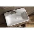 Sanovit 3065 collections - PULTRA ültethető - Top Counter - porcelán mosdó -  - 65 x 45 cm