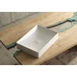 Sanovit SQUARE - PULTRA ültethető - Top Counter - porcelán mosdó -  - 50 x 38 cm