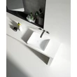 Sanovit SQUARE - PULTRA ültethető - Top Counter - porcelán mosdó -  - 50 x 38 cm