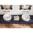 Sanovit LUCENTE - PULTRA ültethető - Top Counter - porcelán mosdó - O - Ø 43 cm