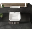 Sanovit ALLEERA - PULTRA ültethető - Top Counter - porcelán mosdó -  - 55 x 48 cm