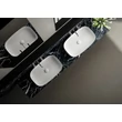 Sanovit MATTEO - PULTRA ültethető - Top Counter - porcelán mosdó -  - 65 x 40 cm