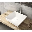 Sanovit DECENTE - PULTRA ültethető - Top Counter - porcelán mosdó -  - 40 x 40 cm