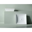 Sanovit DECENTE - PULTRA ültethető - Top Counter - porcelán mosdó -  - 40 x 40 cm