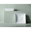 Sanovit DECENTE - PULTRA ültethető - Top Counter - porcelán mosdó -  - 40 x 40 cm
