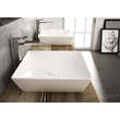 Sanovit DECENTE - PULTRA ültethető - Top Counter - porcelán mosdó -  - 40 x 40 cm