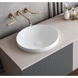Sanovit LAURA - PULTRA ültethető - Top Counter - porcelán mosdó - O - Ø 41 cm